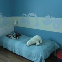 Lastenhuoneen seinämaalaus